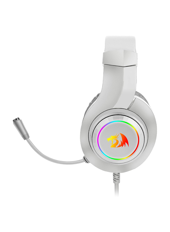 Red Dragon H260 Hilas Wired RGB Gaming Headset with Mic, White