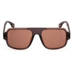 FILA SQUARE Full Rim Sunglasses For  MEN,BROWN Lens,  SFI529 0J58, 54/18/140