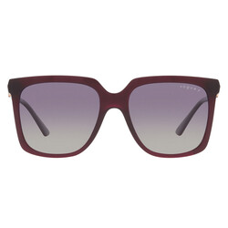 VOGUE Polarized SQUARE Full Rim Sunglasses For  WOMEN,VIOLET Lens,  VO5476-SB 29898J, 54/17/140