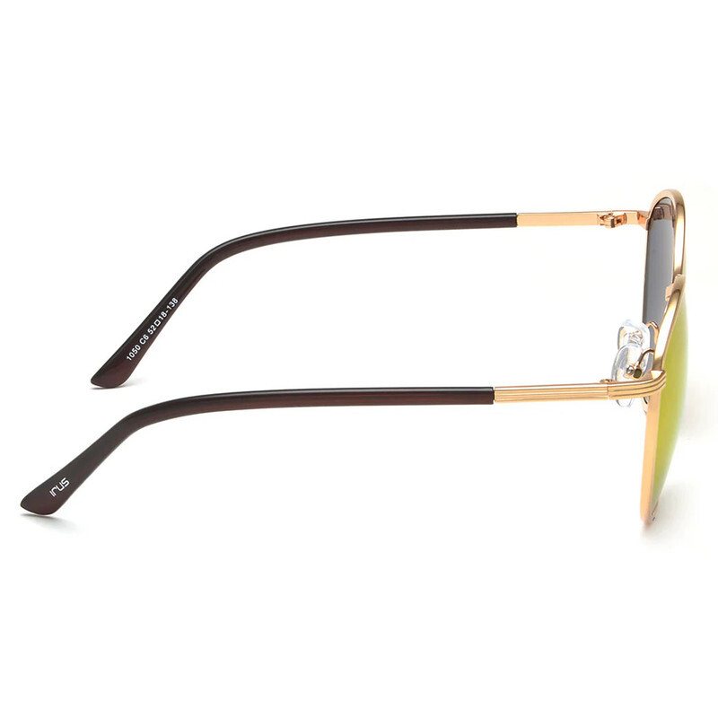 Irus  Oval Full Rim Sunglasses For Unisex,RED Lens1050 C6,52/16/138