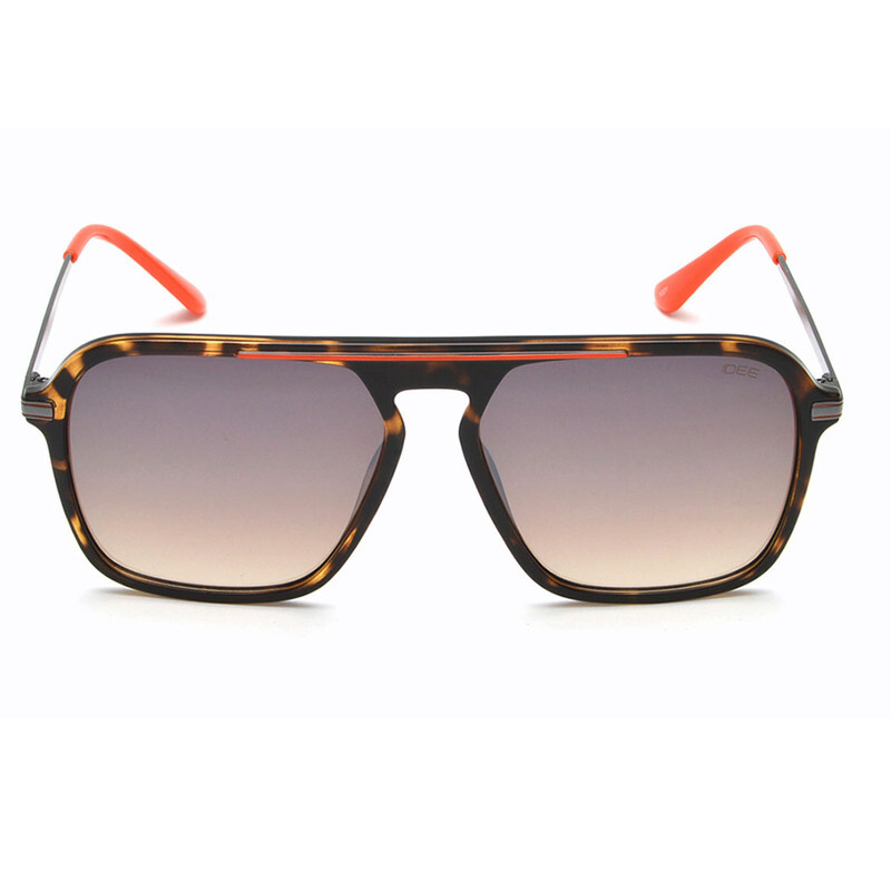 IDEE OVERSIZED Full Rim Sunglasses For  UNISEX,BROWN Lens,  S2821 C2, 58/15/143