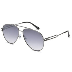 Idee  Aviator Full Rim Sunglasses For Unisex,GREY LensS2877 C2,60/13/142