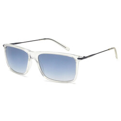 IDEE RECTANGULAR Full Rim Sunglasses For  UNISEX,BLUE Lens,  S2856 C3, 57/15/140