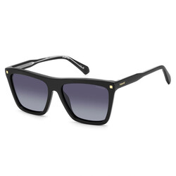 Polaroid polarized Square Full Rim Sunglasses For Unisex,BLUE LensPLD4164/S/X 807WJ,56/15/145