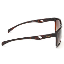 Idee polarized Rectangular Full Rim Sunglasses For Men,BROWN LensS2858 C2P,58/16/142