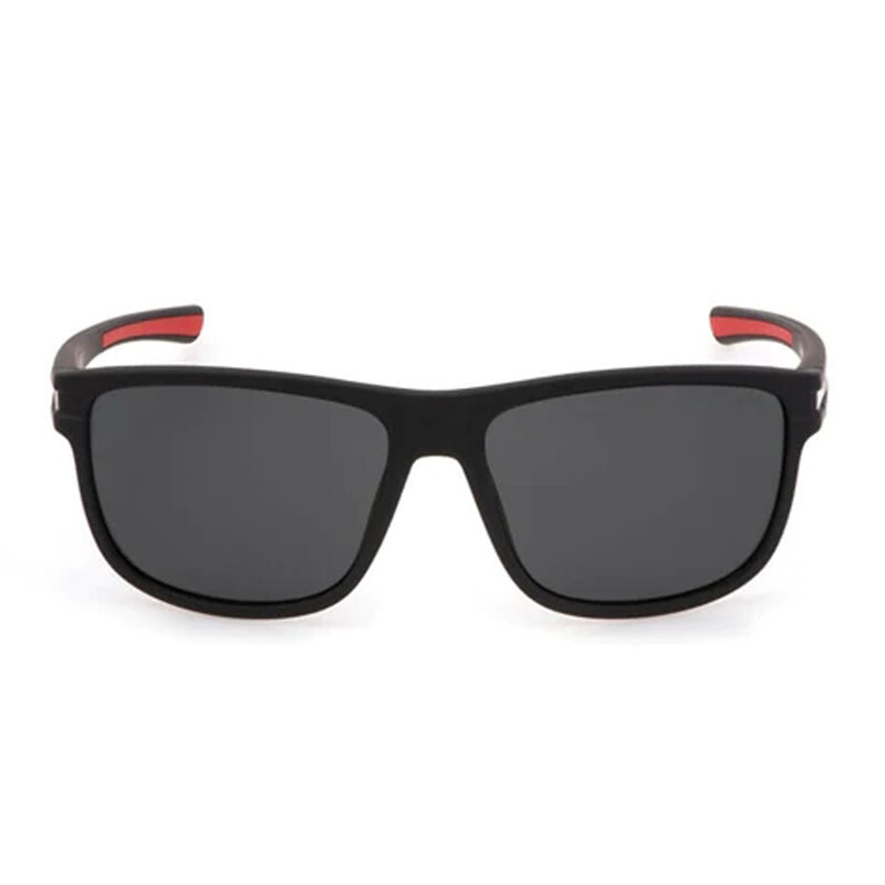 FILA Polarized RECTANGULAR Full Rim Sunglasses For  MEN,GREY Lens,  SFI302 U28P, 57/16/140