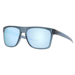 OAKLEY Polarized SQUARE Full Rim Sunglasses For  UNISEX,BLUE Lens,  OO9100 0557, 57/17/134