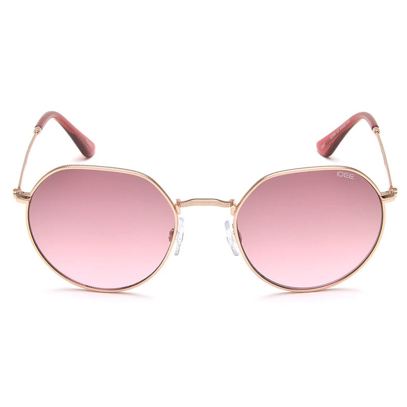 Idee  Oval Full Rim Sunglasses For Woman,PURPLE LensS2855 C2,53/20/145