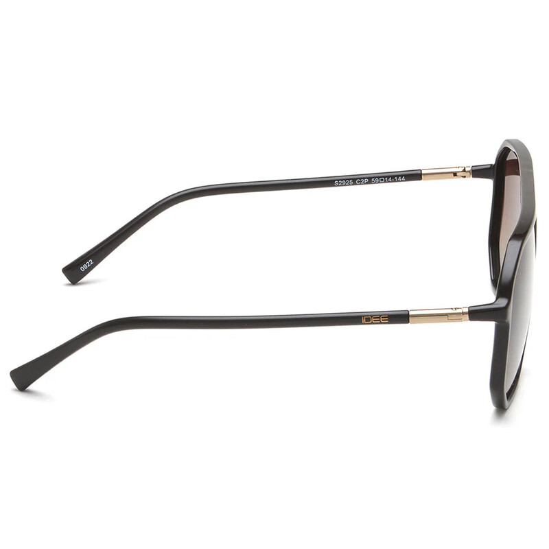Idee polarized Pilot Full Rim Sunglasses For Men,BROWN LensS2925 C2P,59/14/144