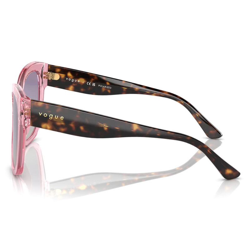 VOGUE Polarized CAT EYE Full Rim Sunglasses For  WOMEN,VIOLET Lens,  VO5338-S 28368J, 54/19/140