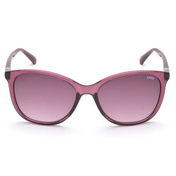 IDEE Polarized CAT EYE Full Rim Sunglasses For  WOMEN,PURPLE Lens,  S2696 C8P, 55/17/141
