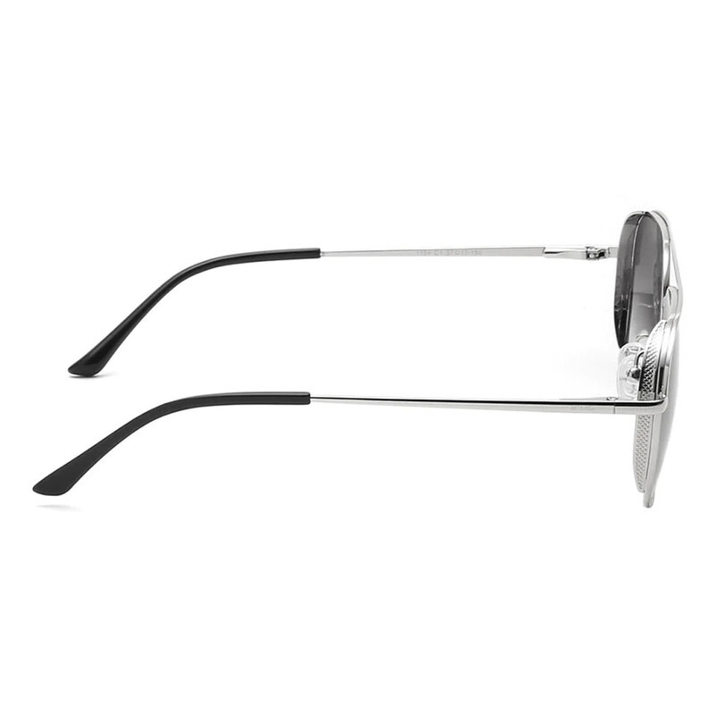 IRUS PILOT Full Rim Sunglasses For  UNISEX,GREEN Lens,  1154 C1, 57/17/150