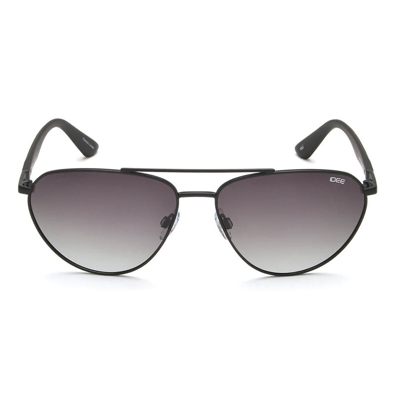 IDEE Polarized PILOT Full Rim Sunglasses For  UNISEX,GREY Lens,  S2897 C2P, 60/15/149