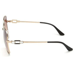 IDEE SQUARE Full Rim Sunglasses For  WOMEN,BROWN Lens,  S2826 C1, 57/17/144