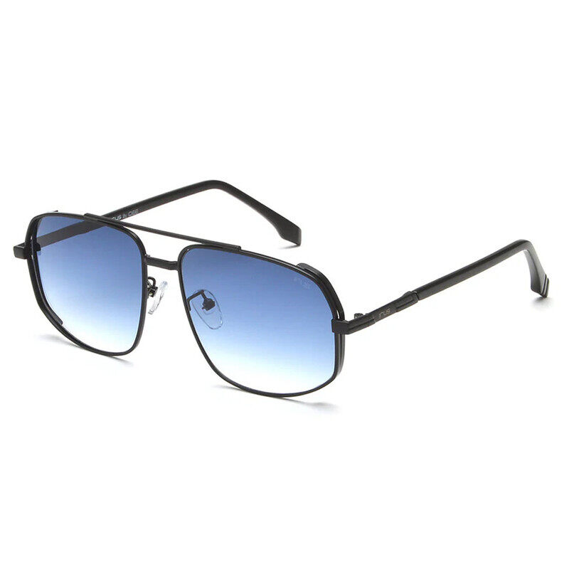 Irus  Pilot Full Rim Sunglasses For Men,BLUE Lens1134 C1,60/15/148