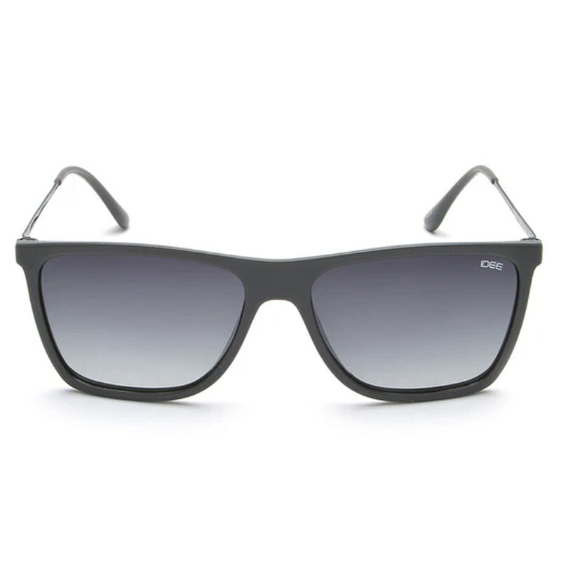 Idee polarized Rectangular Full Rim Sunglasses For Unisex,GREY LensS2804 C12P,56/16/145