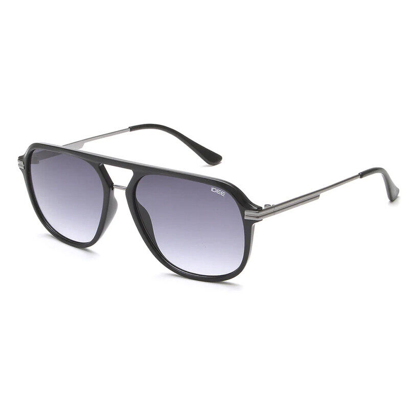 

IDEE PILOT Full Rim Sunglasses For UNISEX,GREY Lens, S2939 C1, 57/16/143