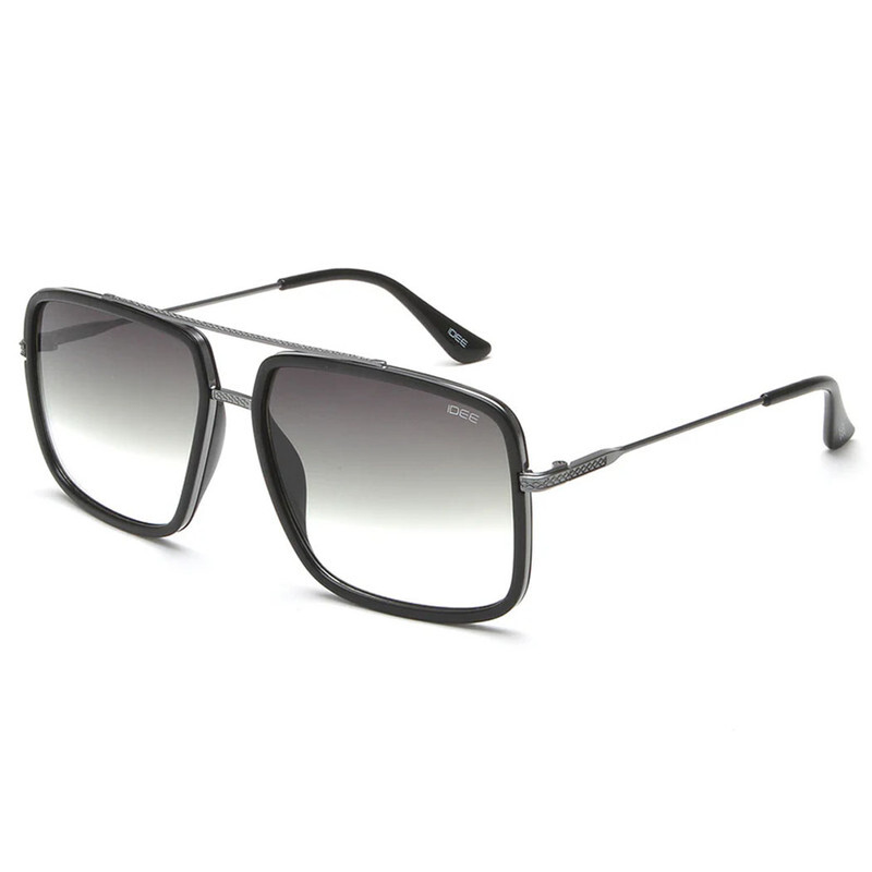Idee  Pilot Full Rim Sunglasses For Men,GREEN LensS2793 C1,59/15/143
