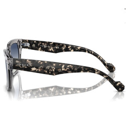 VOGUE SQUARE Full Rim Sunglasses For  WOMEN,BLUE Lens,  VO5490-S 2820L, 54/21/145