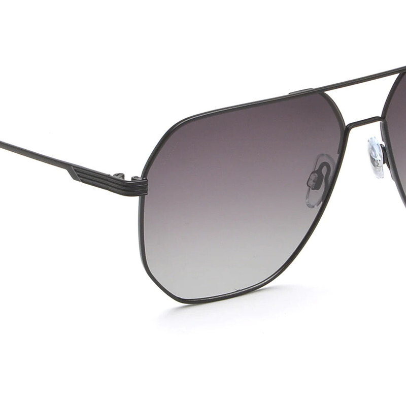 IDEE Polarized PILOT Full Rim Sunglasses For  MEN,GREY Lens,  S2919 C4P, 60/13/143