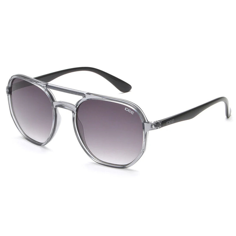 Idee  Pilot Full Rim Sunglasses For Unisex,GREY LensS2952 C5,53/20/139