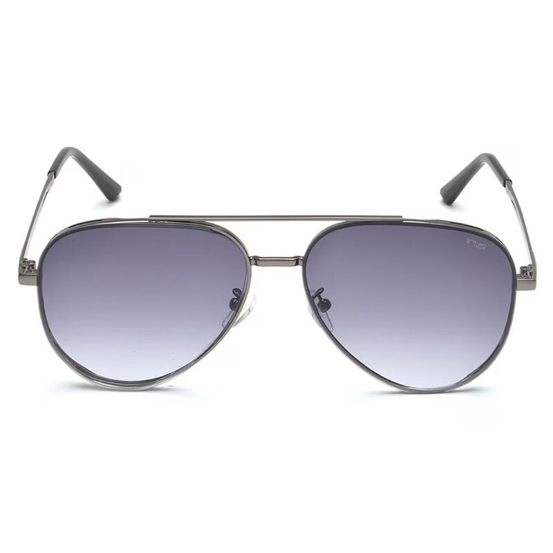 Irus  Aviator Full Rim Sunglasses For Unisex,GREY Lens1151 C2,62/14/148