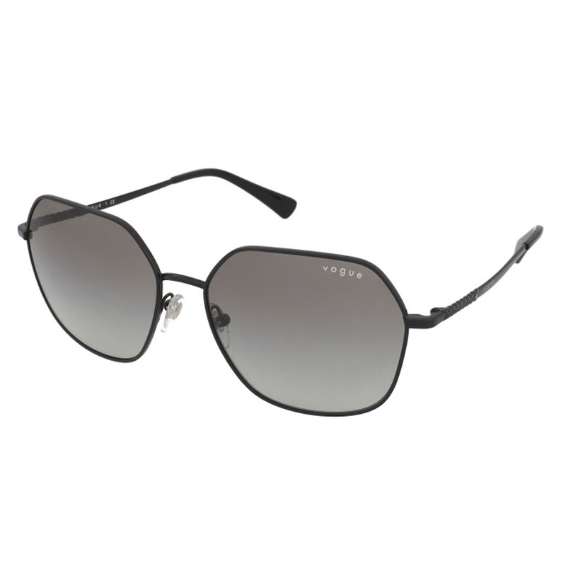 VOGUE HEXAGONAL Full Rim Sunglasses For  WOMEN,GREY Lens,  VO4198-S 352/11, 58/16/140