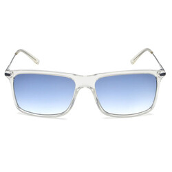 IDEE RECTANGULAR Full Rim Sunglasses For  UNISEX,BLUE Lens,  S2856 C3, 57/15/140