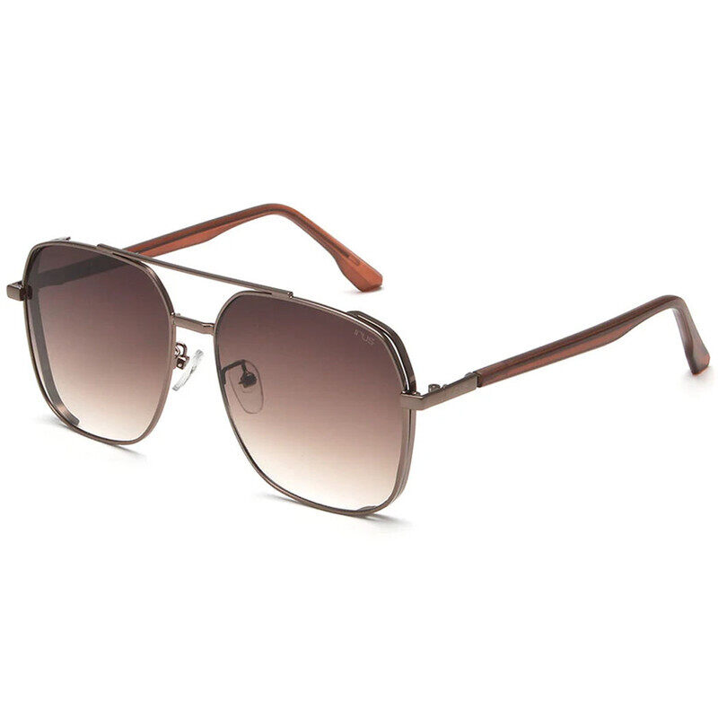 

Irus Pilot Full Rim Sunglasses For Unisex,BROWN Lens1135 C3,60/15/149