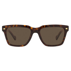 VOGUE SQUARE Full Rim Sunglasses For  WOMEN,BROWN Lens,  VO5404S W65673, 54/18/145