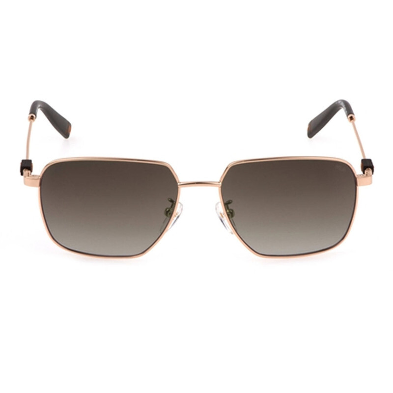 FILA SQUARE Full Rim Sunglasses For  MEN,BROWN Lens,  SFI457 300Y, 55/16/140