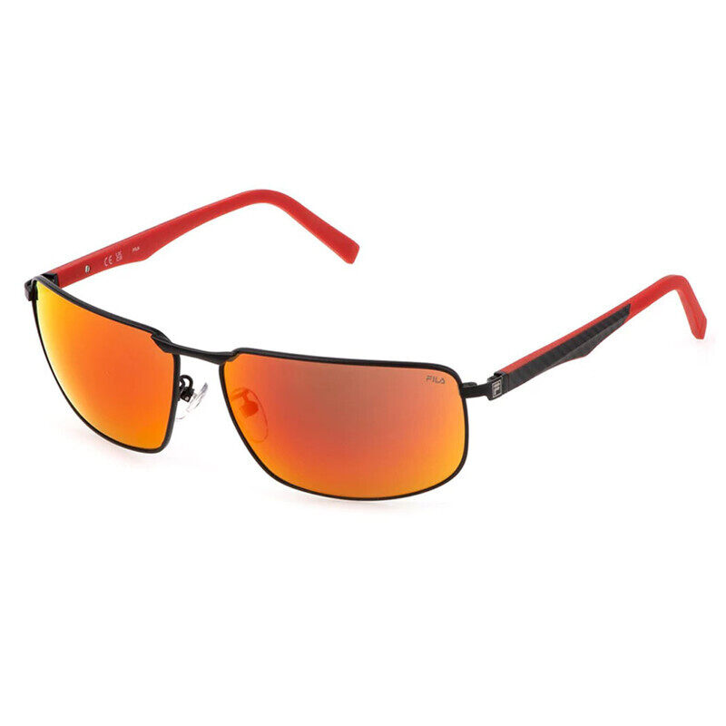 

FILA RECTANGULAR Full Rim Sunglasses For MEN,RED Lens, SFI446 531R, 63/14/140