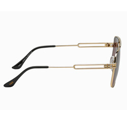 IDEE PILOT Full Rim Sunglasses For  UNISEX,BROWN Lens,  S2878 C3, 60/13/142