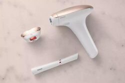 Philips Lumea IPL  Hair Removal 7000 Series Skintone Sensor 2 Attachments Body, Face Compact Pen Trimmer Corded Use BRI921/60