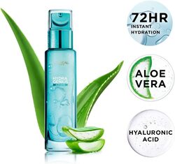 L’Oreal Paris , Liquid Moisturiser, Hydrating For Up To 72 Hours, Hydra Genius Aloe Water, 70 ml