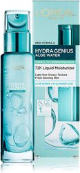 L’Oreal Paris , Liquid Moisturiser, Hydrating For Up To 72 Hours, Hydra Genius Aloe Water, 70 ml