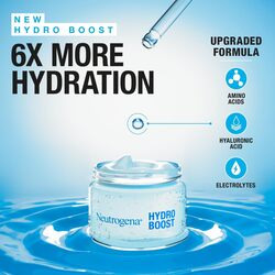 Neutrogena Face Moisturizer Water Gel, Hydro Boost, Normal To Combination Skin, 50 ml