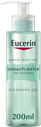 Eucerin Sun Oil Control Gel-Cream SPF50+ 50ml & DermoPurifyer Cleansing Gel, Acne-Prone Skin, Fragrance-Free, Soap-Free, 200ml