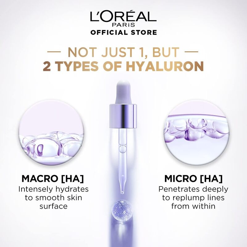 L'Oreal Paris Hyaluron Expert Replumping Face Serum - Hyaluronic Acid Serum 30ml