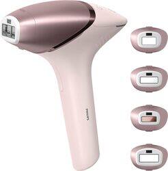 Philips Lumea Prestige IPL Epilator, Pulsed Light, Wireless, 4 Smart Heads (Body, Bikini, Underarms and Face) and SmartSkin Sensor, Pink BRI958/00