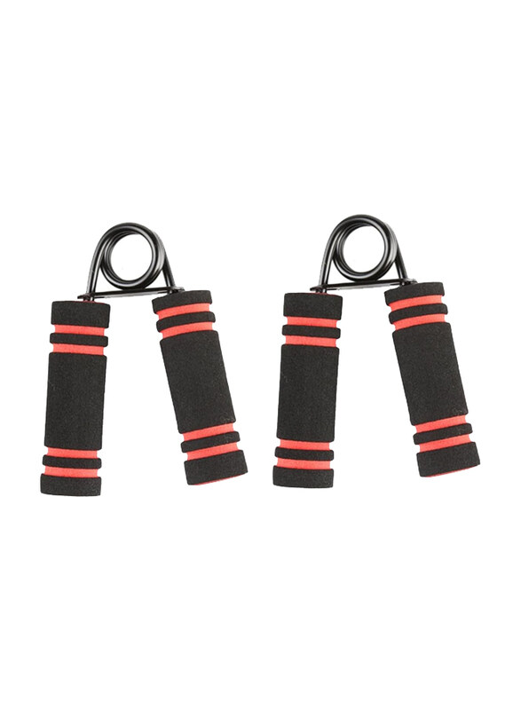 

Generic Steel Hand Spring Grip, 2 Pieces, Black/Pink