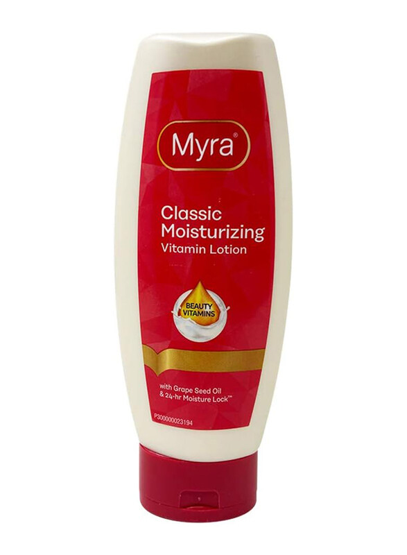 

Myra Classic Moisturizing Vitamin Lotion with Grape Seed Oil, 200ml