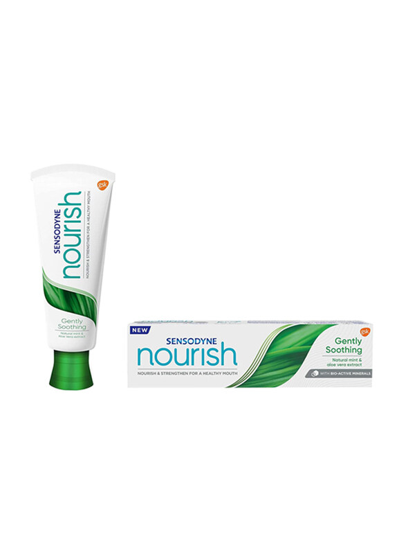 

Sensodyne Nourish Gently Soothing Daily Toothpaste with Natural Mint and Aloe Vera Extract, 75ml