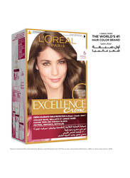 L'Oreal Paris Excellence Creme Permanent Hair Color, 6.0 Dark Blonde