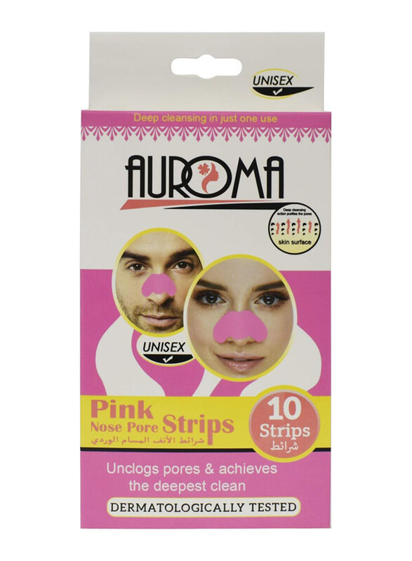 

Auroma Deep Cleansing Pink Nose Pore Strips, 10 Strips
