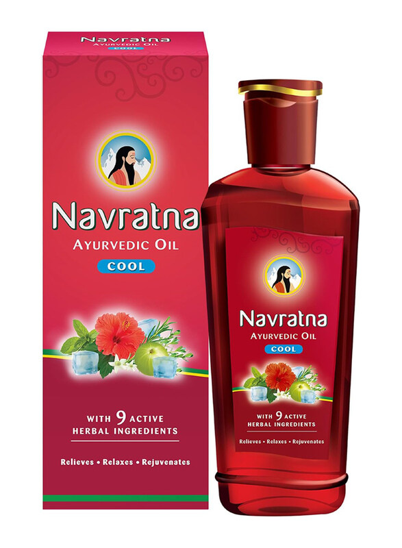 

Navratna Ayurvedic Cool Hair Oil With 9 Herbal Ingredients for All Type Hair, 500ml