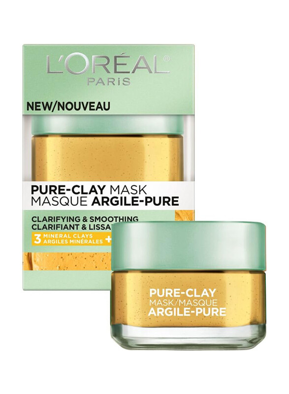 

L'Oreal Paris Pure Clay Yellow Face Mask with Lemon Extract, 50ml