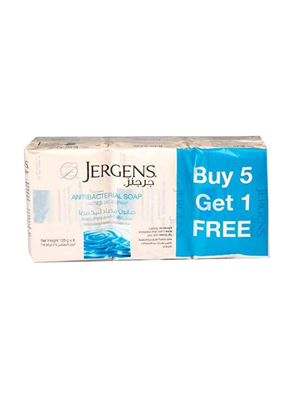 

Jergens Antibacterial Soap, 6 x 125gm