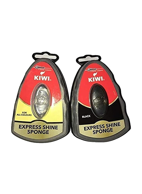 

Kiwi Ultimate Mart Express Shoe Shine Sponge, Black/Neutral, 2 Piece