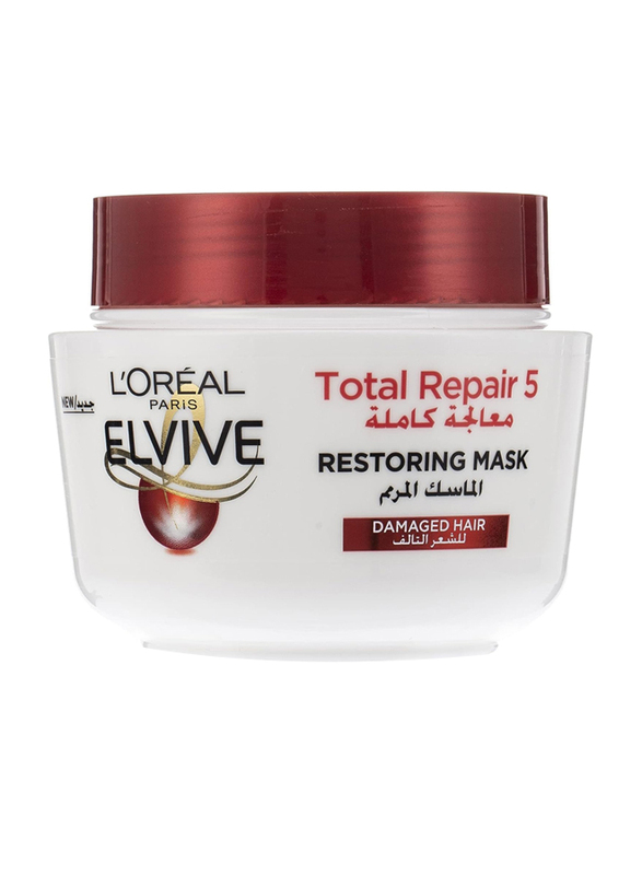 L'Oreal Paris Elvive Total Repair 5 Restoring Mask for Damage Hair, 300ml